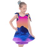 Outrun-vaporwave-hd-wallpaper-preview Kids  Tie Up Tunic Dress