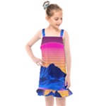 Outrun-vaporwave-hd-wallpaper-preview Kids  Overall Dress