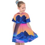 Outrun-vaporwave-hd-wallpaper-preview Kids  Sailor Dress