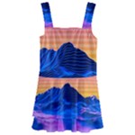 Outrun-vaporwave-hd-wallpaper-preview Kids  Layered Skirt Swimsuit