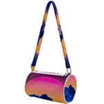Outrun-vaporwave-hd-wallpaper-preview Mini Cylinder Bag