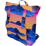 Outrun-vaporwave-hd-wallpaper-preview Buckle Up Backpack