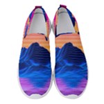 Outrun-vaporwave-hd-wallpaper-preview Women s Slip On Sneakers