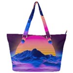 Outrun-vaporwave-hd-wallpaper-preview Full Print Shoulder Bag