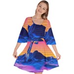 Outrun-vaporwave-hd-wallpaper-preview Velour Kimono Dress