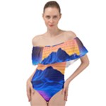 Outrun-vaporwave-hd-wallpaper-preview Off Shoulder Velour Bodysuit 