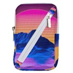 Outrun-vaporwave-hd-wallpaper-preview Belt Pouch Bag (Small)