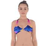Outrun-vaporwave-hd-wallpaper-preview Halter Neck Bikini Top