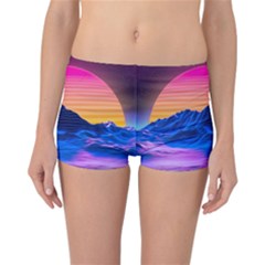 Reversible Boyleg Bikini Bottoms Outside Front Reversible Boyleg Bikini Bottoms Outside Front