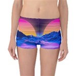 Outrun-vaporwave-hd-wallpaper-preview Reversible Boyleg Bikini Bottoms