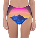 Outrun-vaporwave-hd-wallpaper-preview Reversible High-Waist Bikini Bottoms