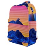 Outrun-vaporwave-hd-wallpaper-preview Classic Backpack
