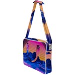Outrun-vaporwave-hd-wallpaper-preview Cross Body Office Bag