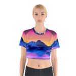 Outrun-vaporwave-hd-wallpaper-preview Cotton Crop Top