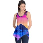 Outrun-vaporwave-hd-wallpaper-preview Sleeveless Tunic