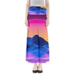Outrun-vaporwave-hd-wallpaper-preview Full Length Maxi Skirt