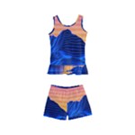 Outrun-vaporwave-hd-wallpaper-preview Kids  Boyleg Swimsuit