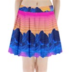 Outrun-vaporwave-hd-wallpaper-preview Pleated Mini Skirt