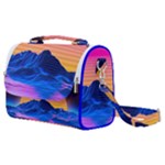Outrun-vaporwave-hd-wallpaper-preview Satchel Shoulder Bag