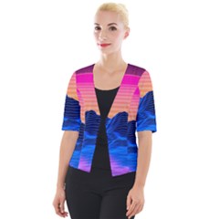 Cropped Button Cardigan 