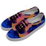 Outrun-vaporwave-hd-wallpaper-preview Men s Classic Low Top Sneakers