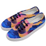 Outrun-vaporwave-hd-wallpaper-preview Women s Classic Low Top Sneakers