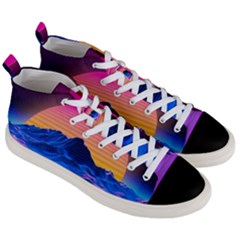 Men s Mid-Top Canvas Sneakers 