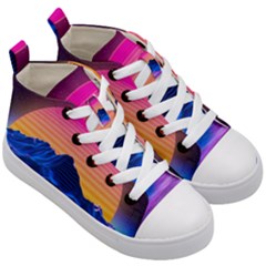 Kids  Mid-Top Canvas Sneakers 