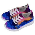 Outrun-vaporwave-hd-wallpaper-preview Kids  Lightweight Sports Shoes