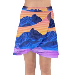 Wrap Front Skirt 