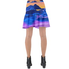 Wrap Front Skirt 