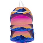 Outrun-vaporwave-hd-wallpaper-preview Foldable Lightweight Backpack