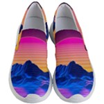 Outrun-vaporwave-hd-wallpaper-preview Women s Lightweight Slip Ons