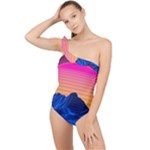 Outrun-vaporwave-hd-wallpaper-preview Frilly One Shoulder Swimsuit