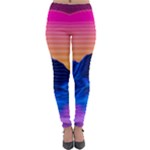Outrun-vaporwave-hd-wallpaper-preview Lightweight Velour Leggings