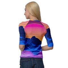 Quarter Sleeve Raglan T-Shirt 