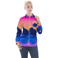 Women s Long Sleeve Pocket Shirt 