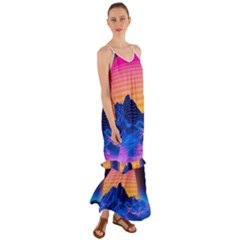 Cami Maxi Ruffle Chiffon Dress 