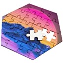 Wooden Puzzle Hexagon 