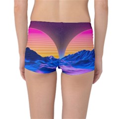 Reversible Boyleg Bikini Bottoms Inside Back Reversible Boyleg Bikini Bottoms Inside Back
