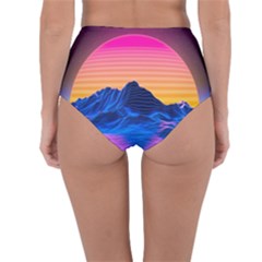 Reversible High-Waist Bikini Bottoms 