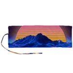 Outrun-vaporwave-hd-wallpaper-preview Roll Up Canvas Pencil Holder (M)