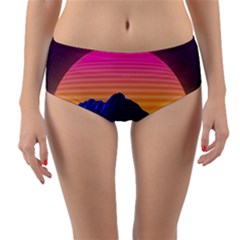 Reversible Mid-Waist Bikini Bottoms 