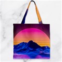 Zipper Grocery Tote Bag 