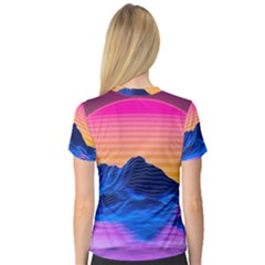 V-Neck Sport Mesh T-Shirt 