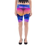 Outrun-vaporwave-hd-wallpaper-preview Yoga Cropped Leggings