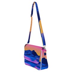 Shoulder Bag with Back Zipper 
