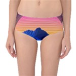 Outrun-vaporwave-hd-wallpaper-preview Mid-Waist Bikini Bottoms