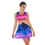 Outrun-vaporwave-hd-wallpaper-preview Cotton Racerback Dress