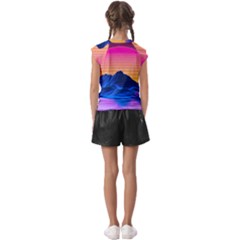 Kids  Raglan Cap Sleeve T-Shirt 